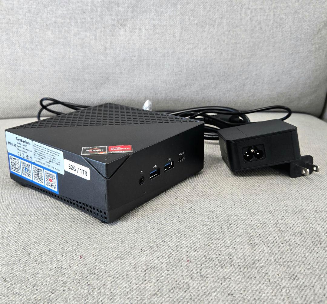 ミニPC Mini PC AMD Ryzen 32GB/1TB SkyBarium