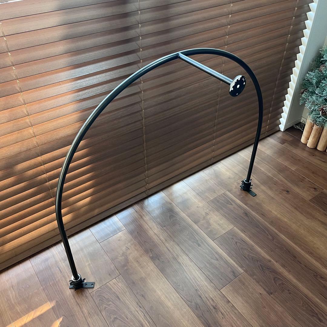 試着室 フィッティングルーム DIY素材 曲線デザイン ハンガーラック