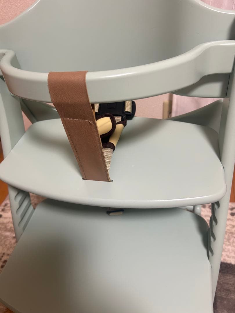 大和屋 アッフルチェア グリーン ベビーチェア YAMATOYA