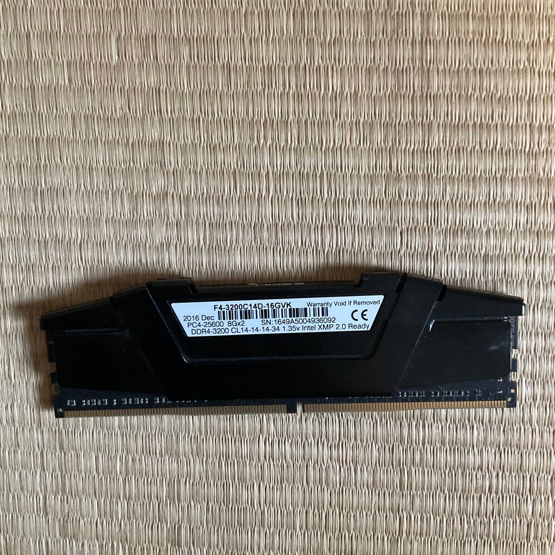 Ripjaws Vシリーズ DDR4 RAM G.SKILL 写真で判断