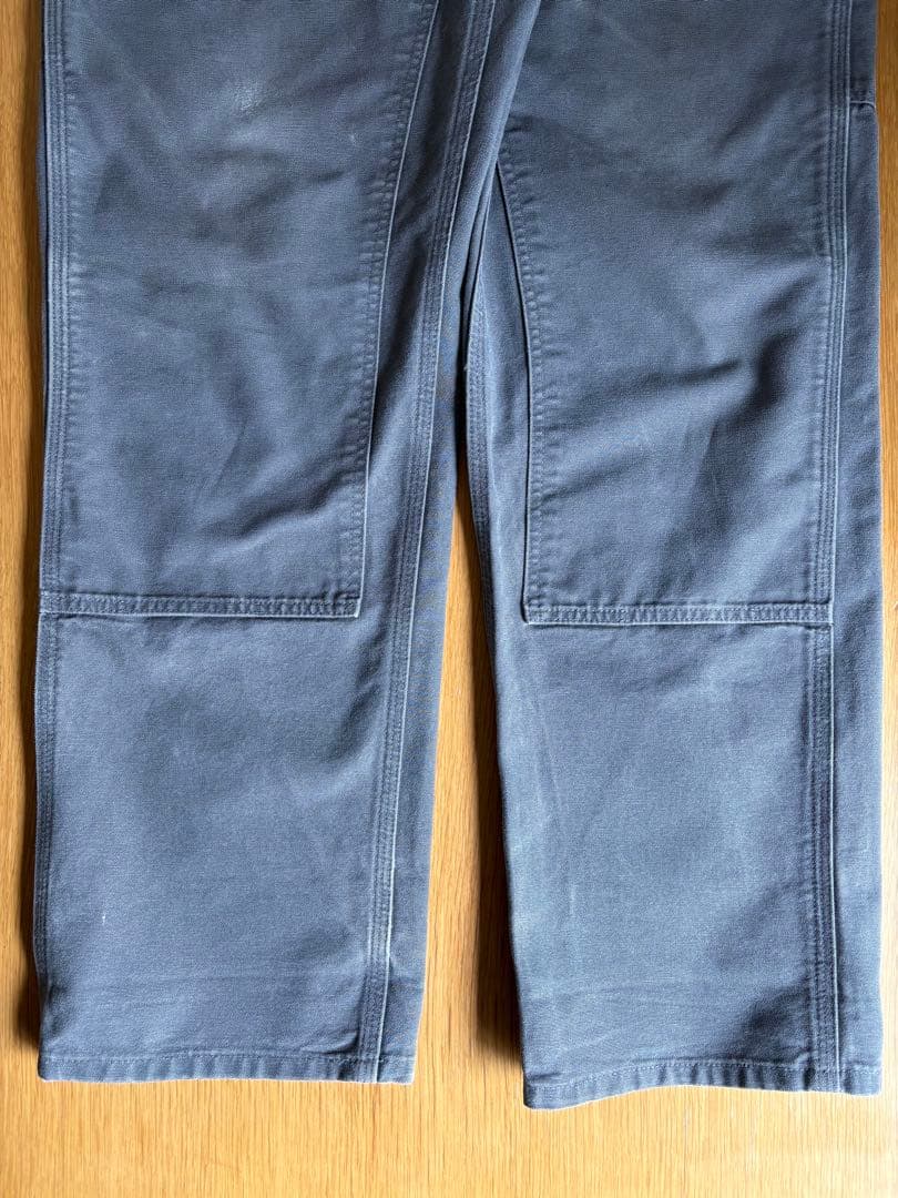 CarharttダブルニーグレーB136 GVL W33L32