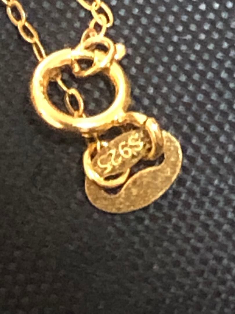 新品】レディースネックレスセットk24、足金刻印、トップ横1cm縦0.6.