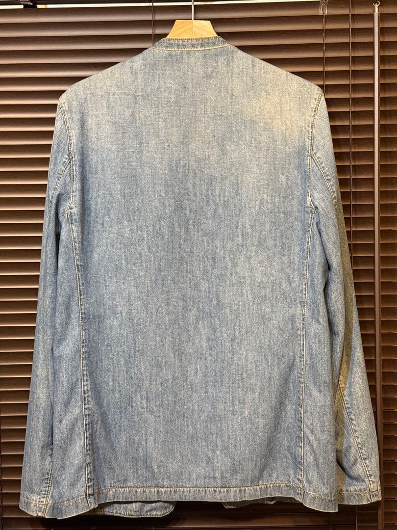 Maison Margiela メゾンマルジェラ　ノーカラーデニムジャケット