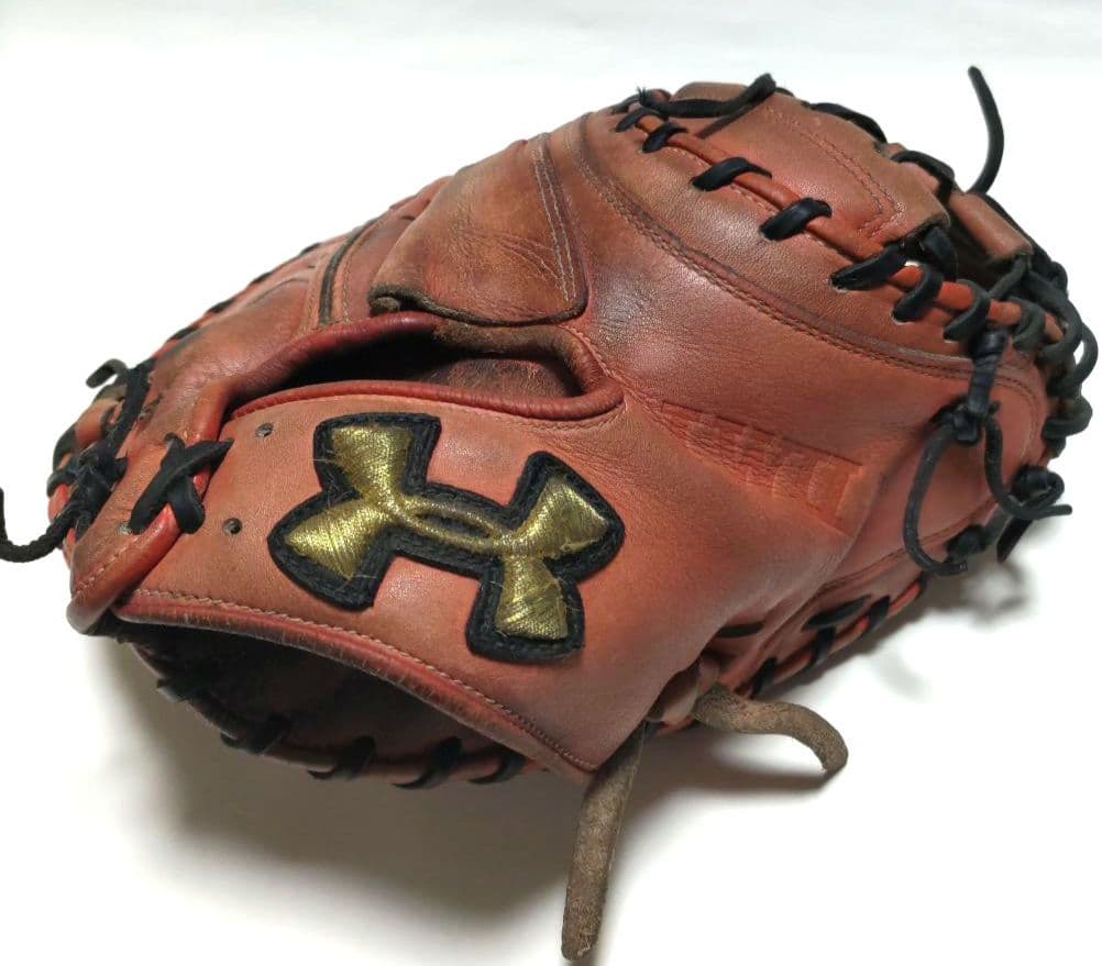 Under Armour 硬式キャッチャーミッド　オレンジ　傷や汚れあり