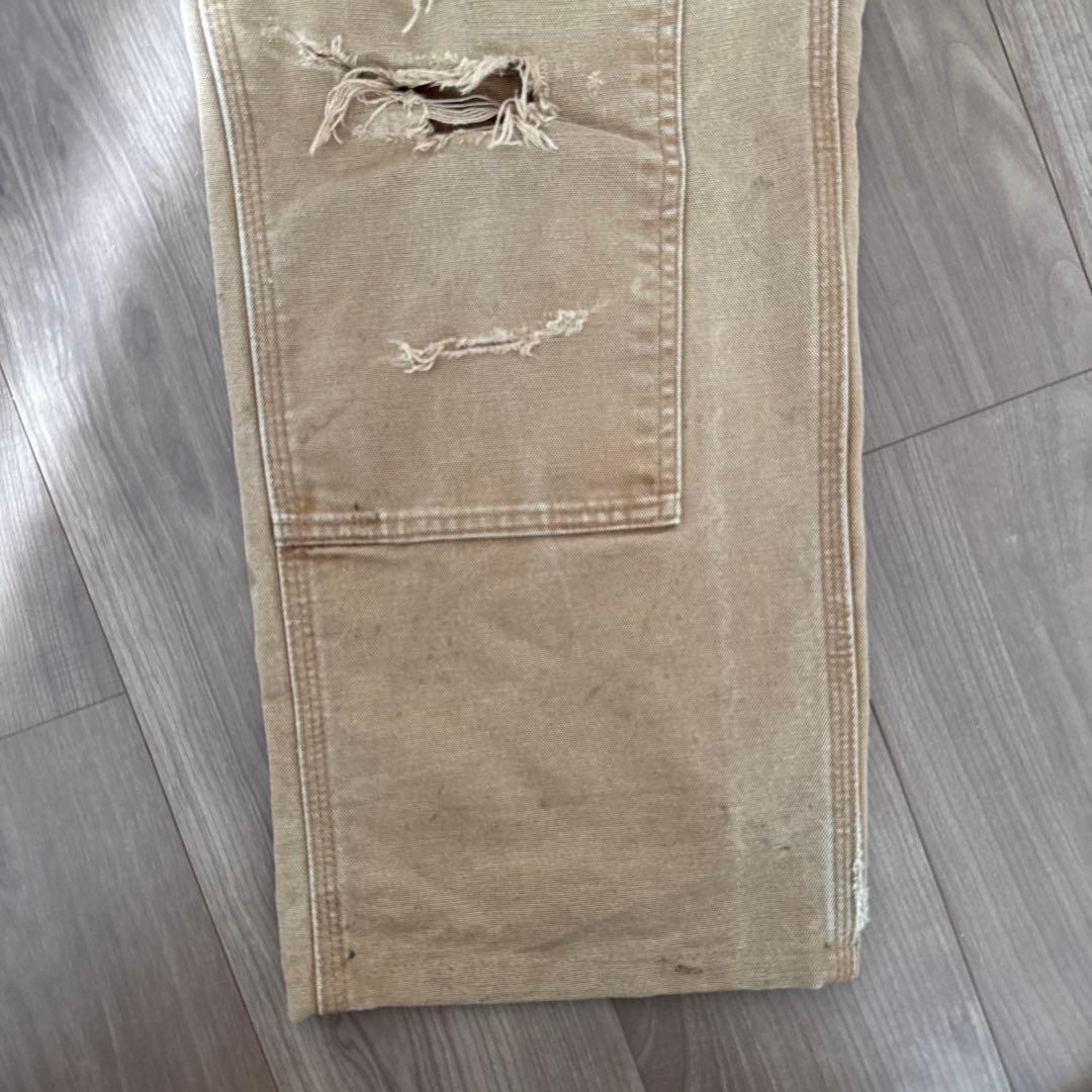 カーハート Carhartt ダブルニー フェード ボロ ダメージw33