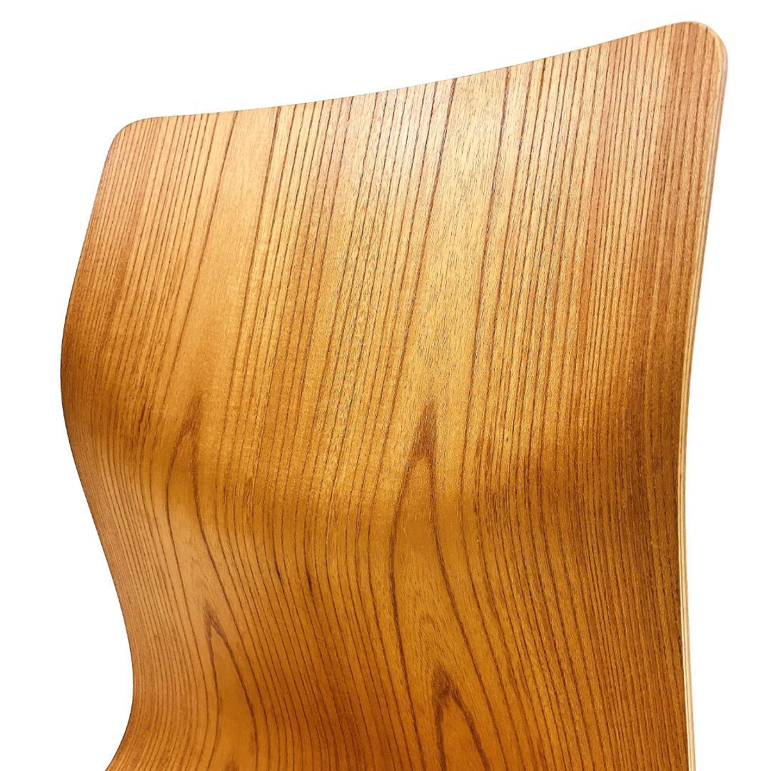 Tendo 天童木工 座椅子 2脚セット 藤森健次 曲げ木 ケヤキ板目 曲木⑮