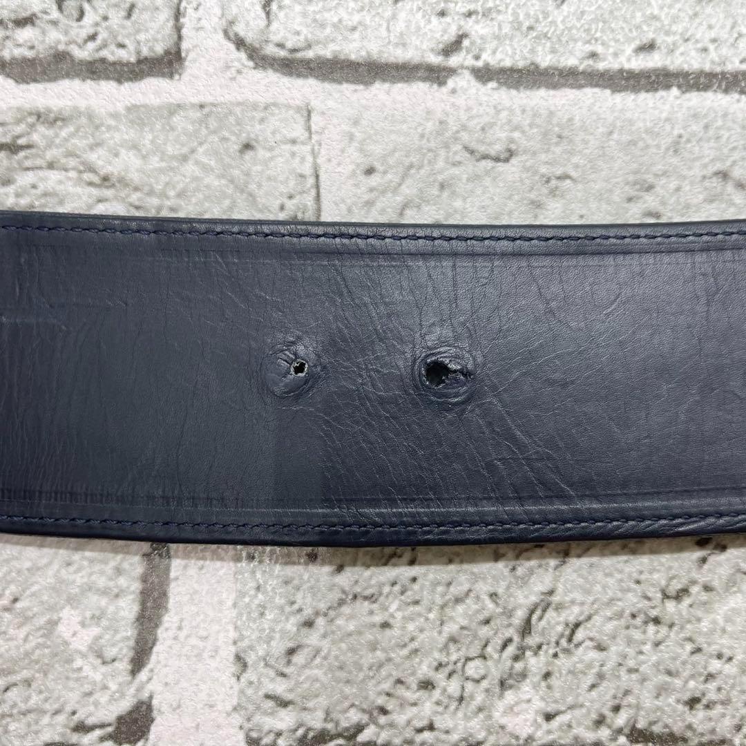 希少袋付き✨ロエベ ベルト アナグラム タッセルモチーフ 幅広 本革 75サイズ