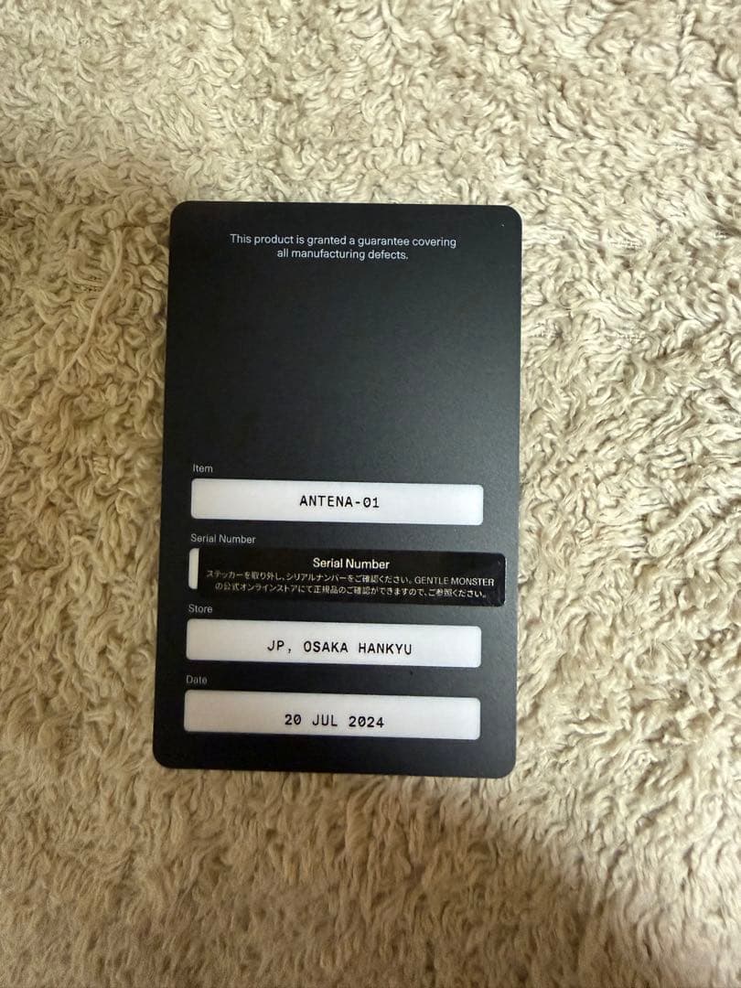 小物 Gentle Monster Antena 01