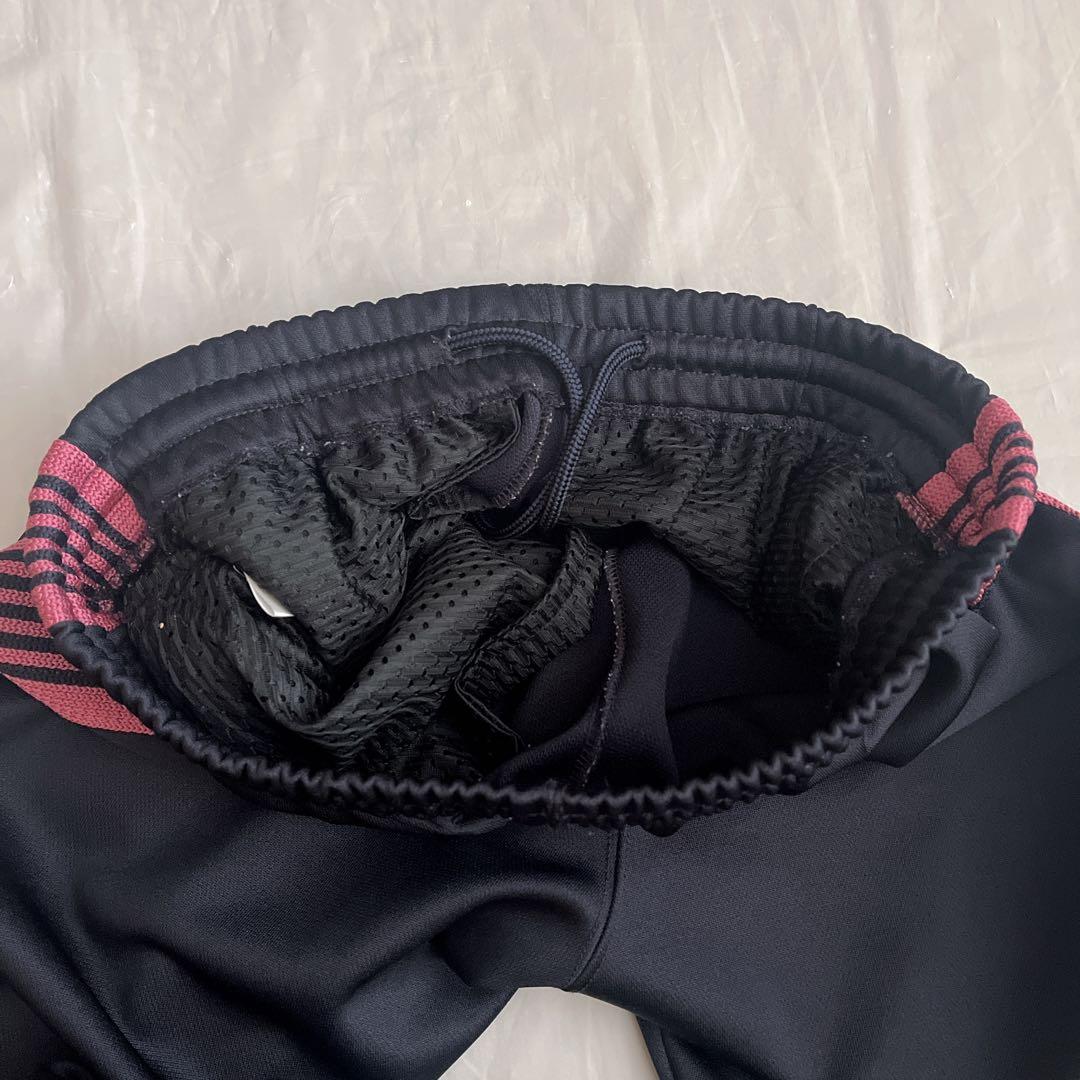 ニードルス　トラックパンツ　黒　ピンク　ナロー　needles