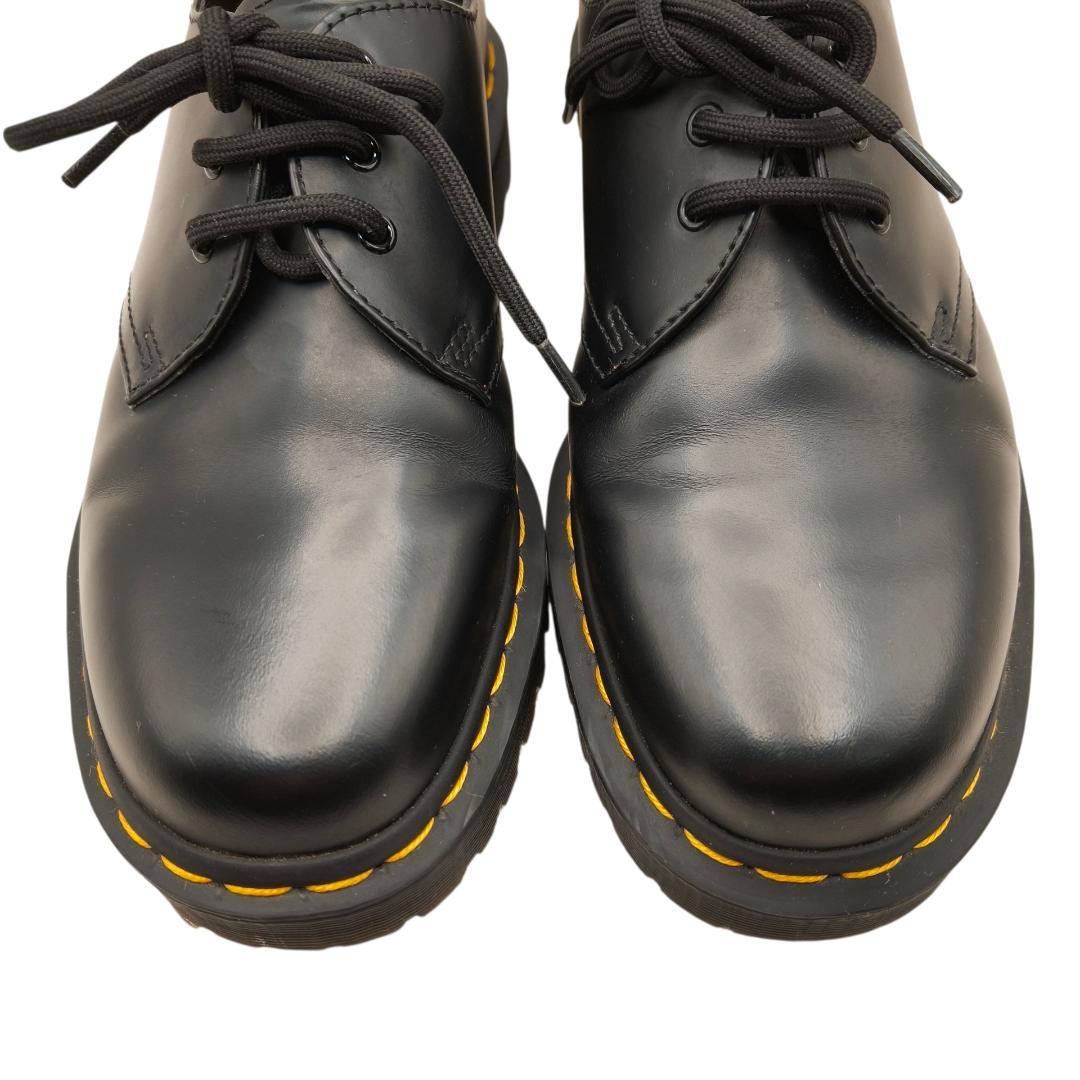 良品 ドクターマーチン 3ホール 1461 UK6 25cm 黒 クリーニング済