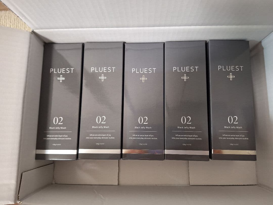 PLUEST ブラック ジェリー ウォッシュ 02 120g 5本セット