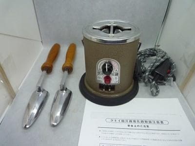 Water lily　タキイ　ランプ付　和裁こて　和裁コテ　鏝２本付