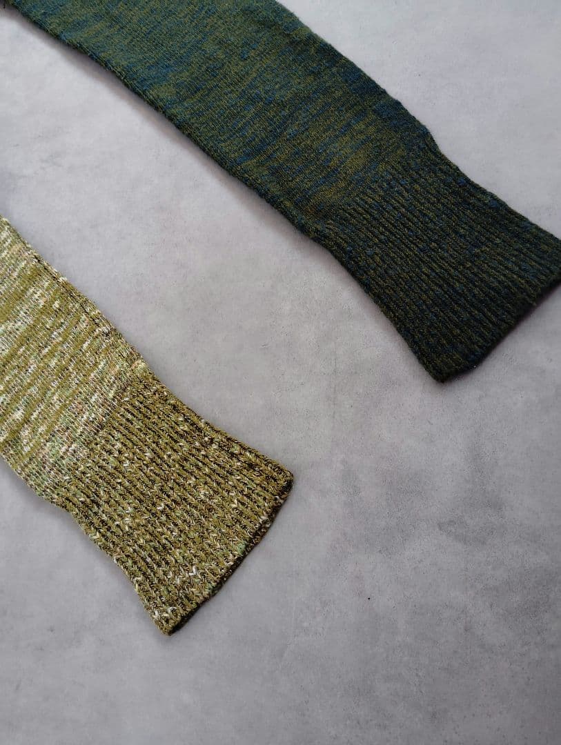 玉木新雌　tamaki niime 日本製　ミックスパターン　ニット　レギンス