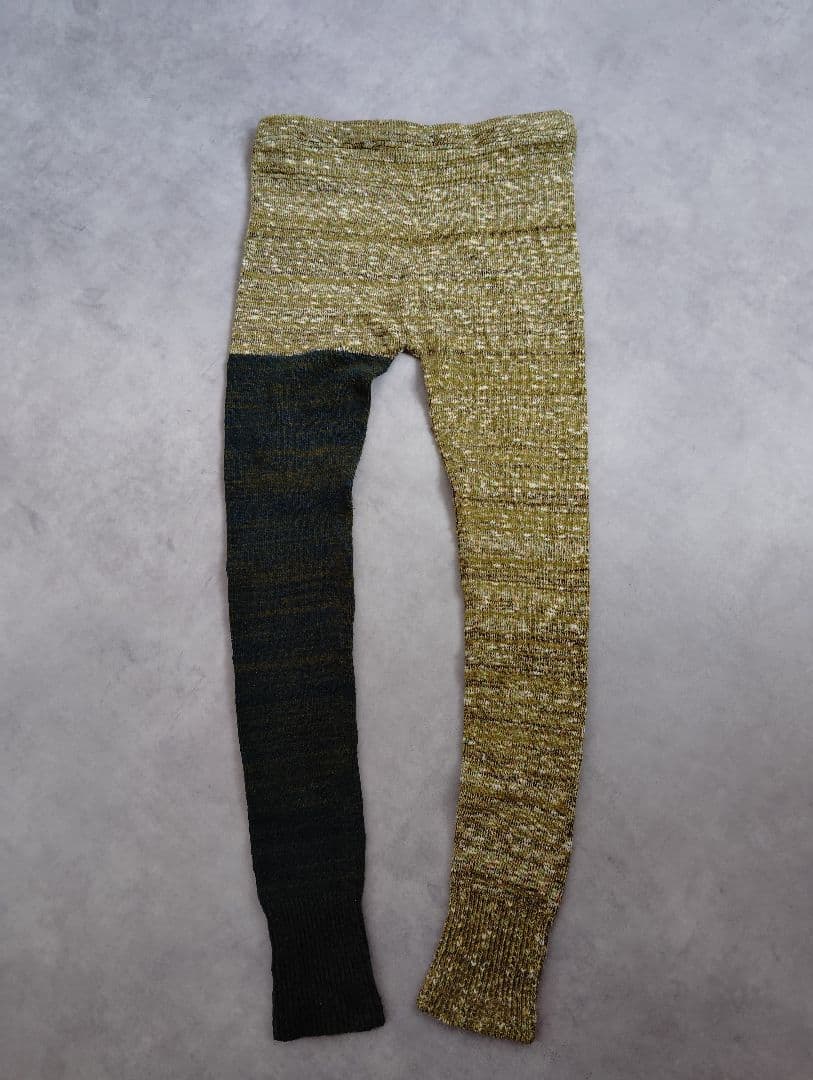 玉木新雌　tamaki niime 日本製　ミックスパターン　ニット　レギンス