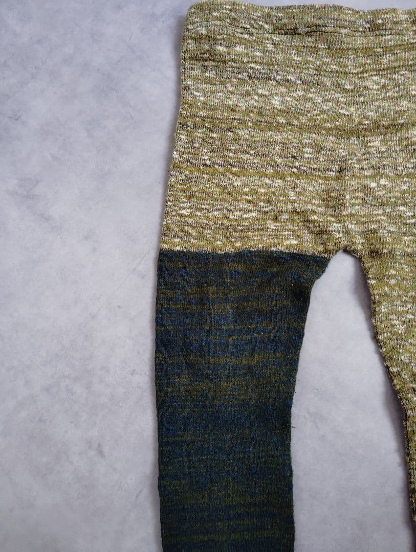 玉木新雌　tamaki niime 日本製　ミックスパターン　ニット　レギンス