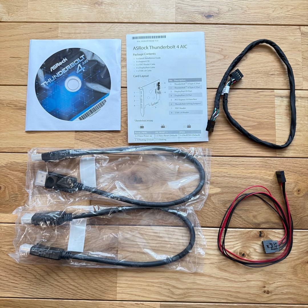 拡張カード Asrock Thunderbolt4 AIC