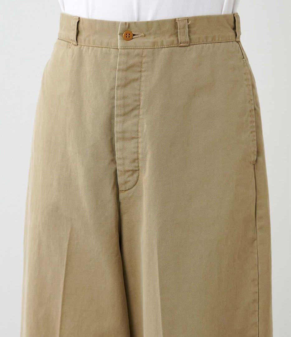 Whim Gazette 【GEMINI】 テーパードパンツ 38 ベージュ