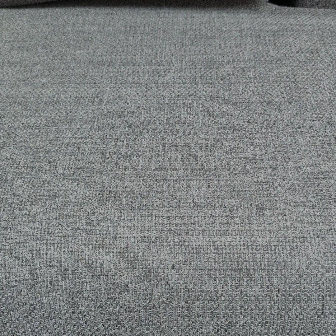 ニトリ 布張りハイバックカウチソファ ダークグレー