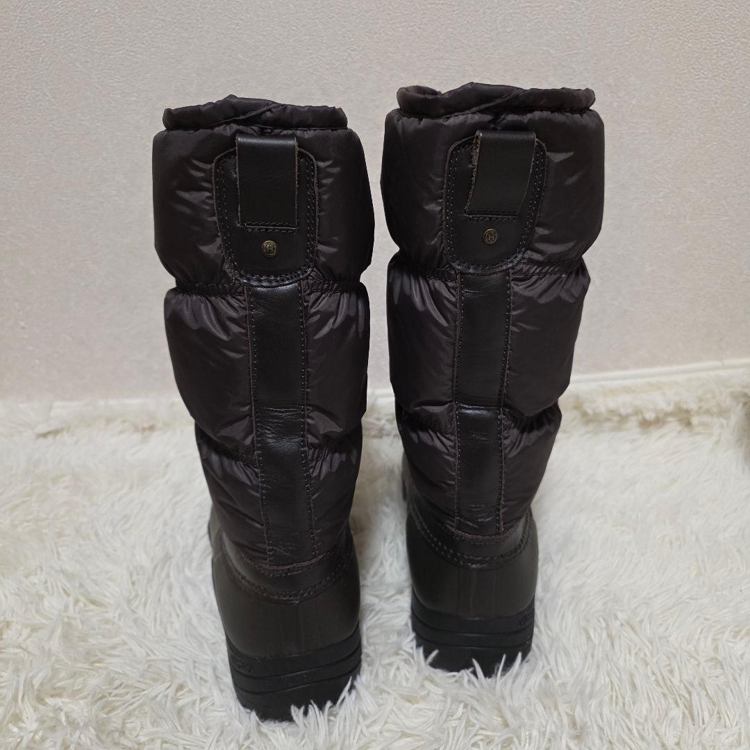 美品　HUNTER　☆UK5 スノーキルトブーツ 黒　ハンター 23.5 24