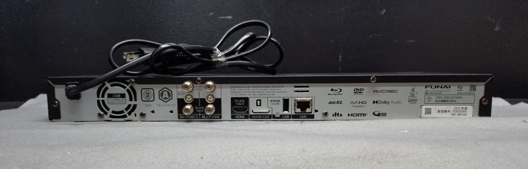 Y 中古 FUNAI ブルーレイ レコーダー プレーヤー FBR-SW1040