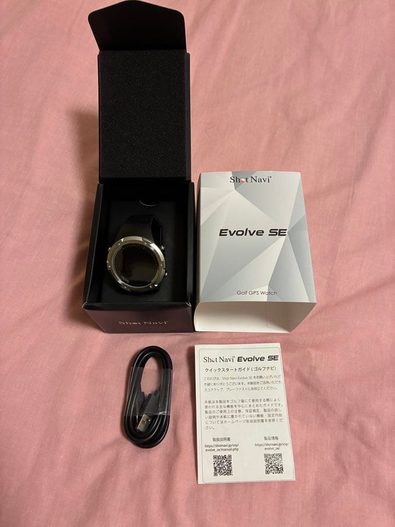 値下げ！ 【使用わずか美品】ショットナビ エボルブSE ゴルフGPSウォッチ