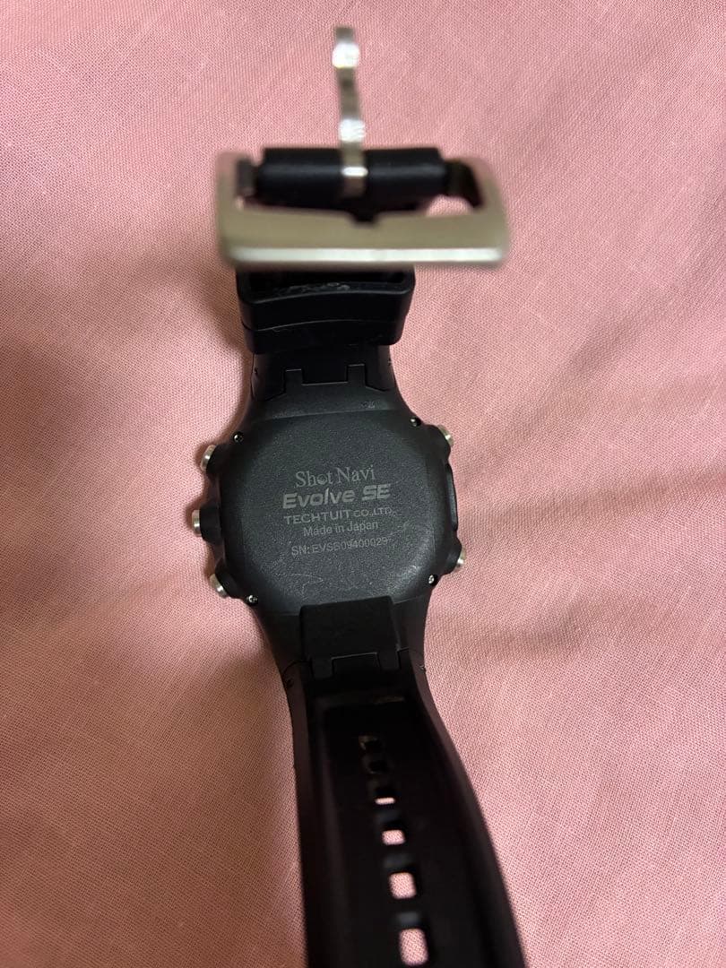 値下げ！ 【使用わずか美品】ショットナビ エボルブSE ゴルフGPSウォッチ