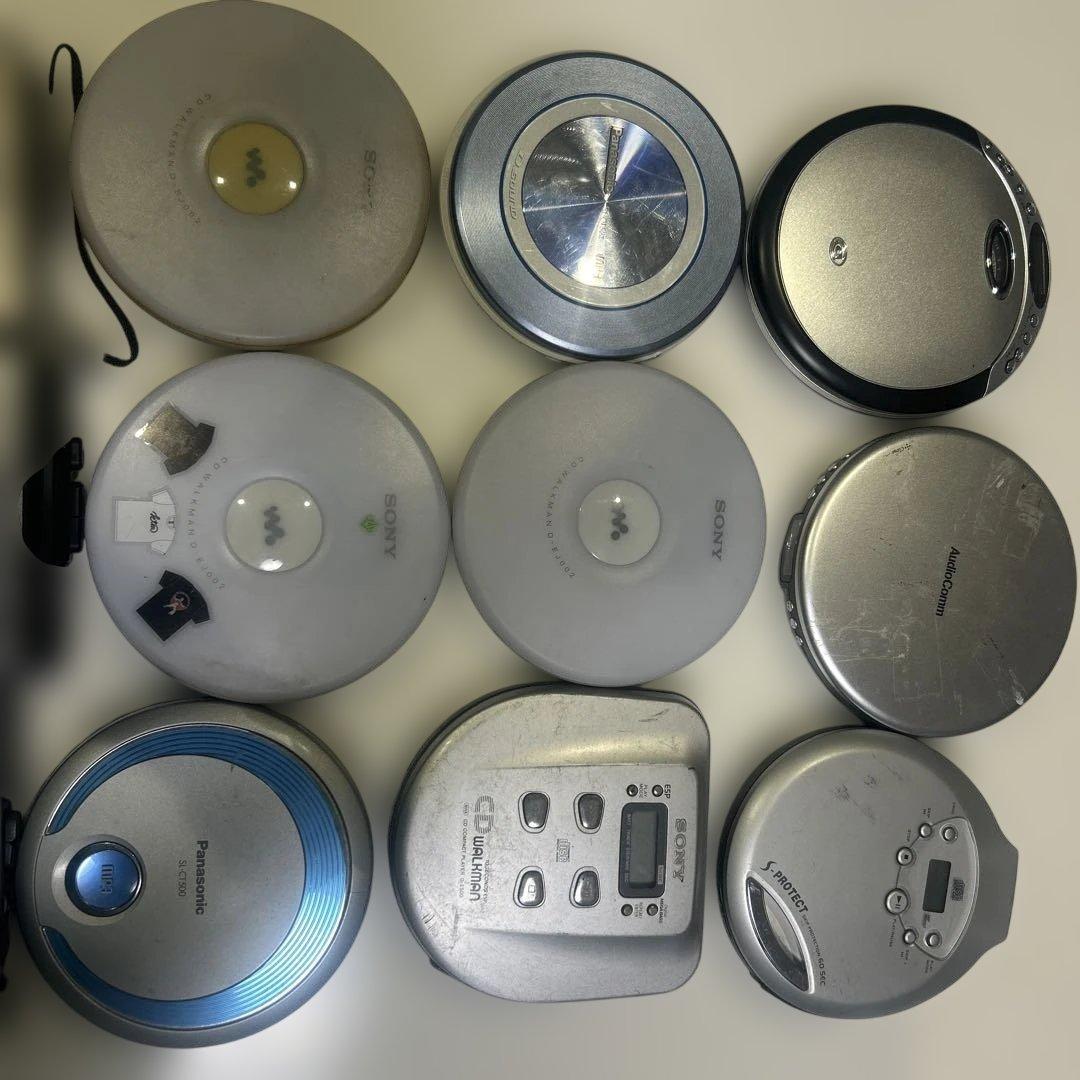 ポータブルカセットプレーヤーとCDプレーヤーセット