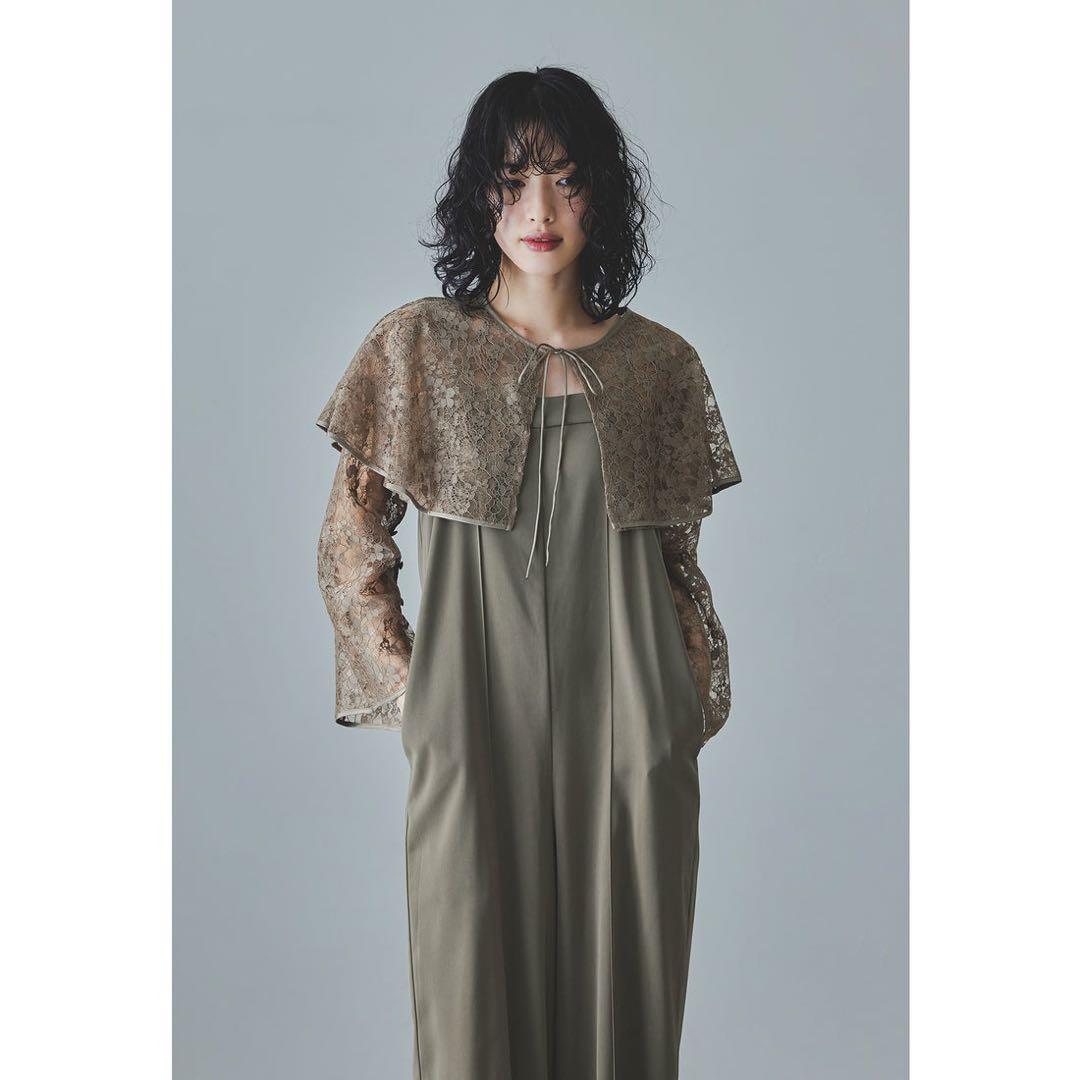 9★新品タグ付き★ドリードール　レースボレロパンツドレス モカ