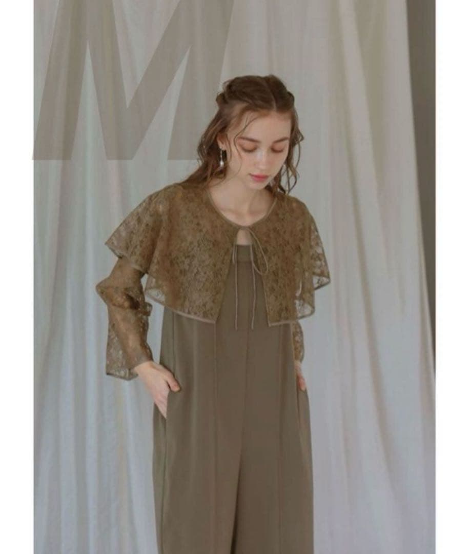 9★新品タグ付き★ドリードール　レースボレロパンツドレス モカ