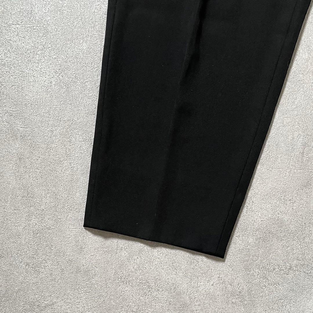 パンツ HEUGN Geoge 2pleated Woolgaba Black 2