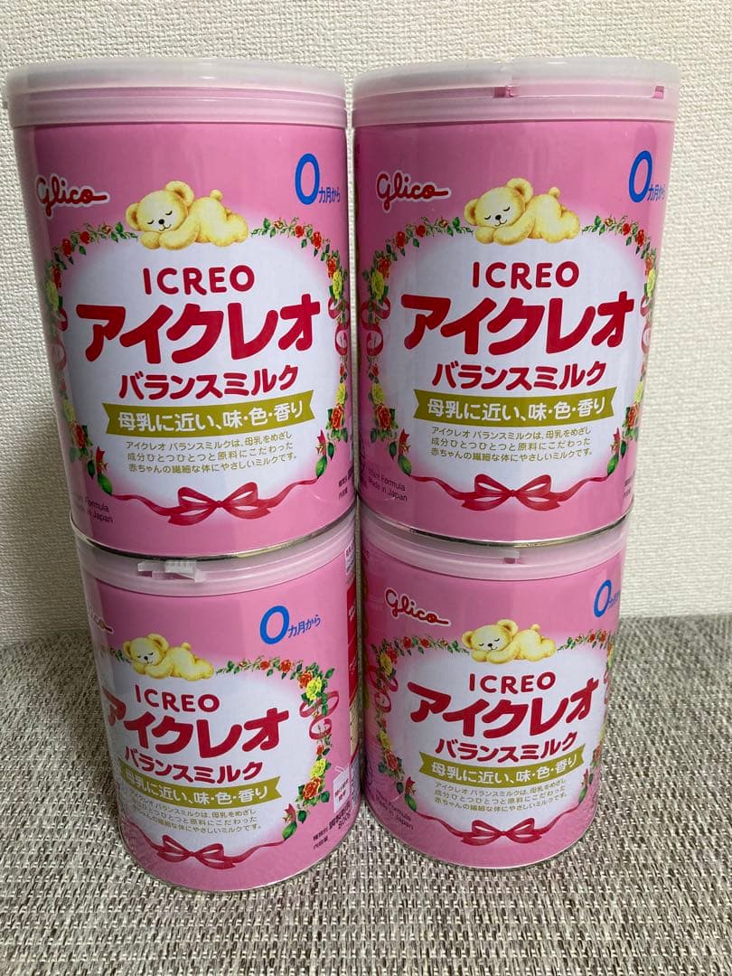 Glico アイクレオ バランスミルク （800g）4缶セット