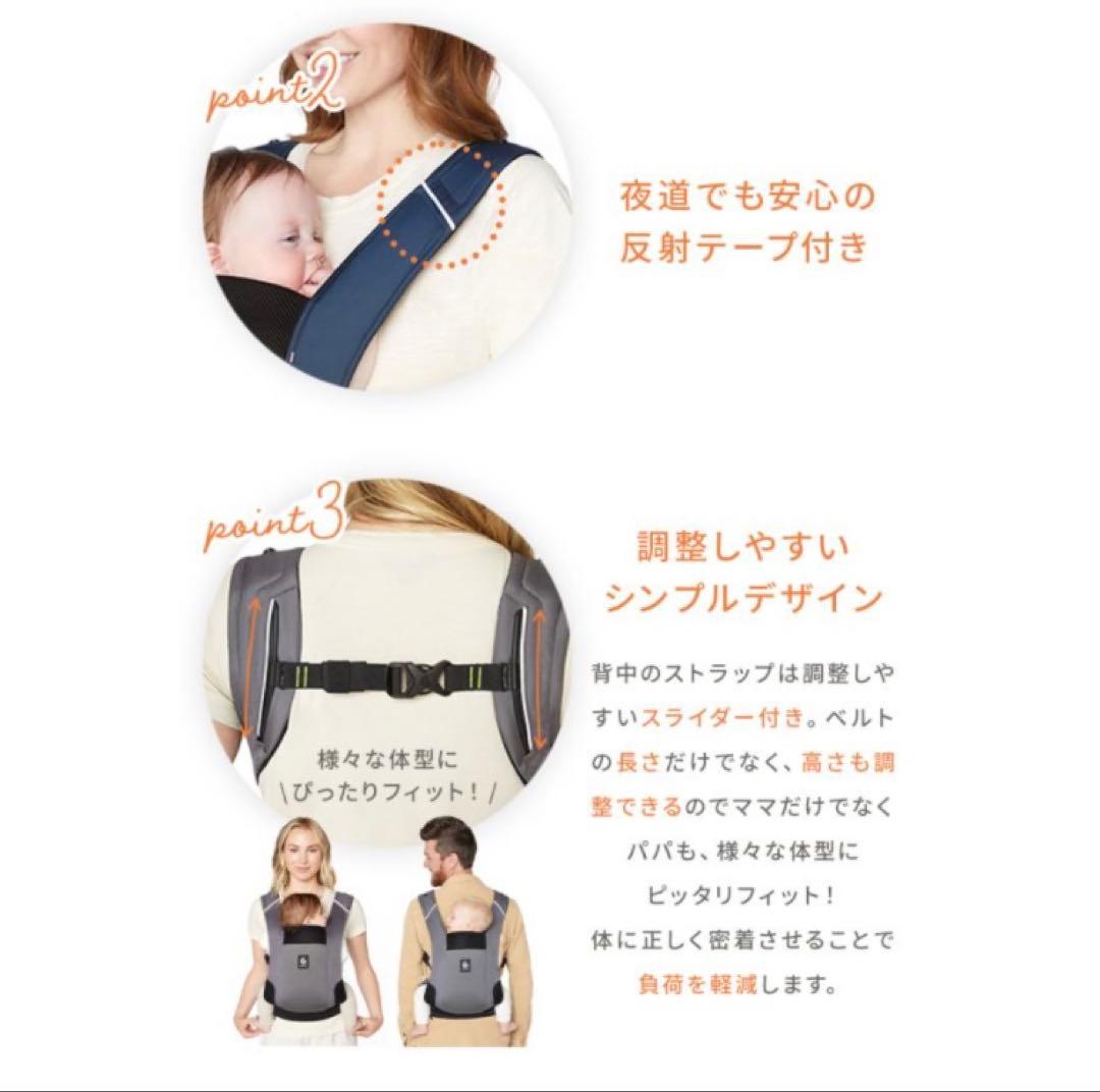 Ergobaby AWAY エルゴベビー アウェイ 抱っこ紐　グレー