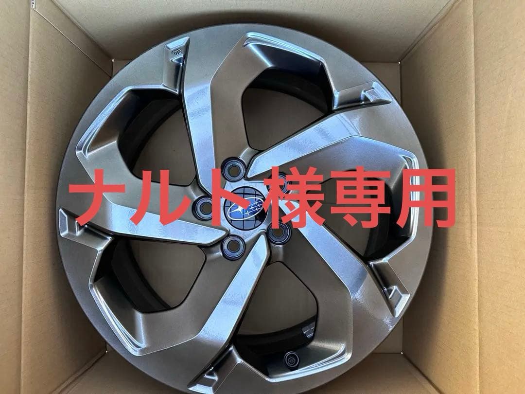 SK5フォレスターSTIスポーツ18インチ純正ホイール2本新車外し