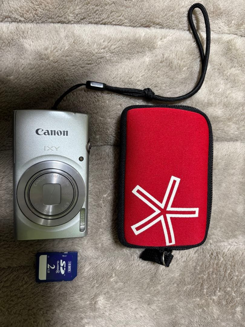 動作品 Canon キャノン IXY 200 シルバー バッテリー付属