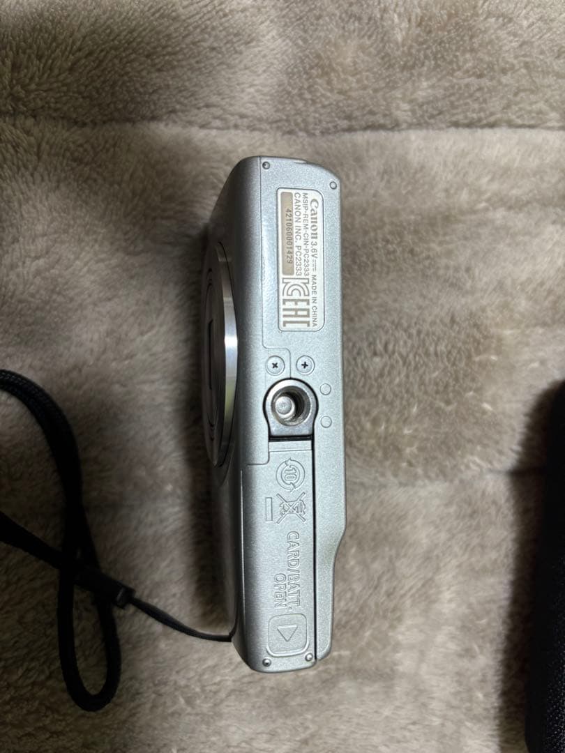 動作品 Canon キャノン IXY 200 シルバー バッテリー付属