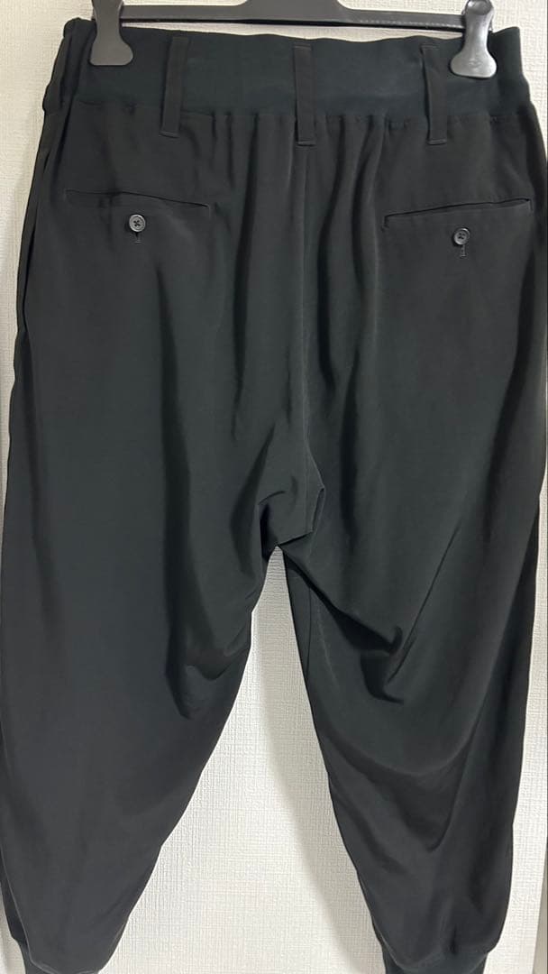 ヨージヤマモト ブラック サルエルパンツサイズ1BLACK