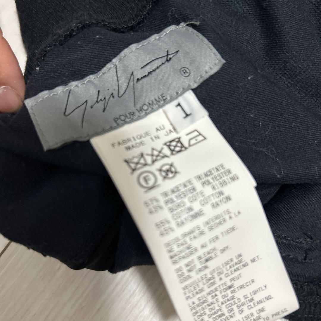 ヨージヤマモト ブラック サルエルパンツサイズ1BLACK