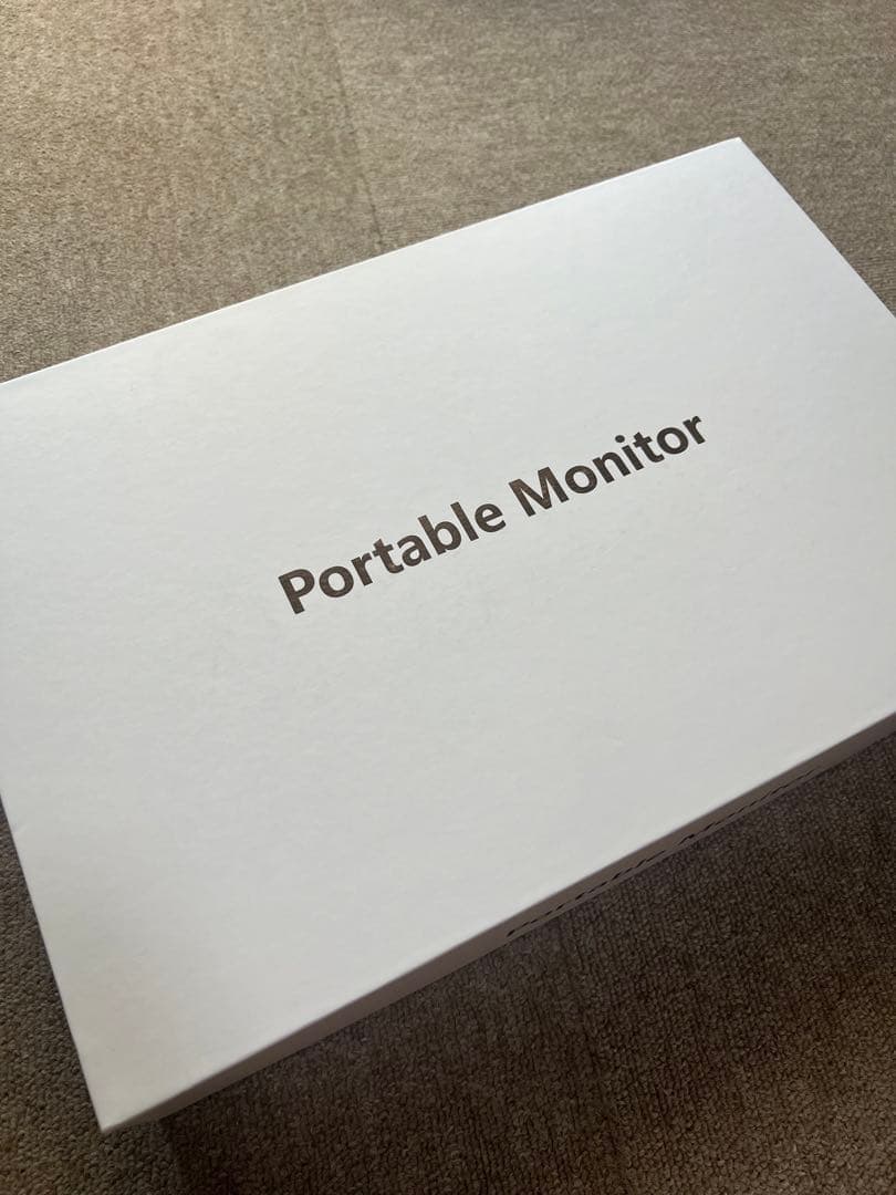 【美品】モバイルモニター(非光沢IPSパネル)、収納ケース付き