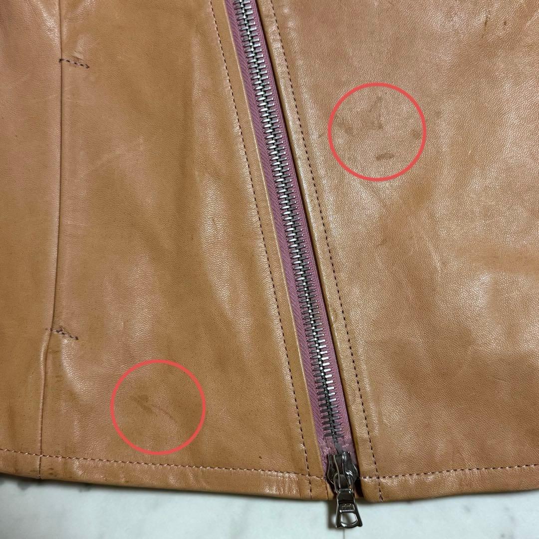 イサムカタヤマ バックラッシュ ライダースジャケット フード付き 馬革