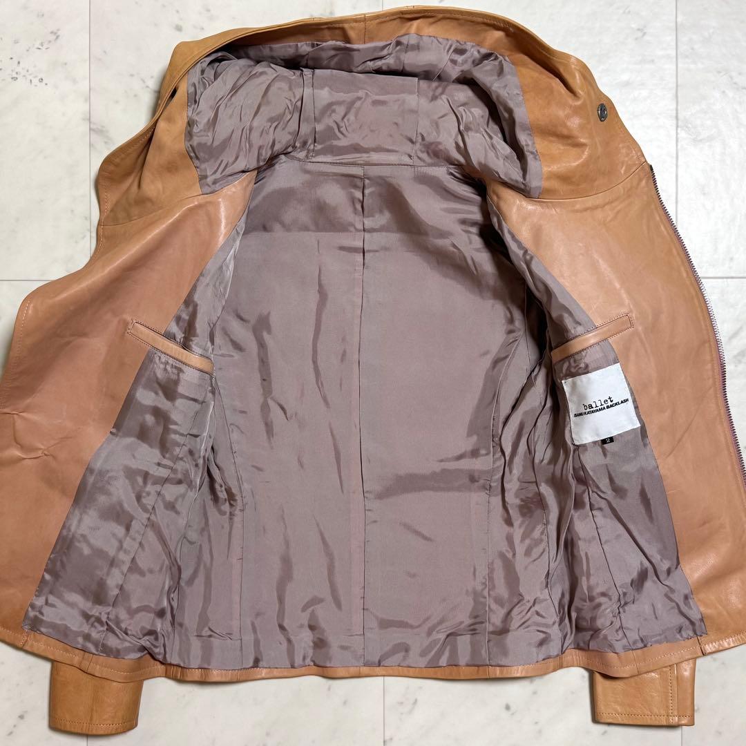 イサムカタヤマ バックラッシュ ライダースジャケット フード付き 馬革