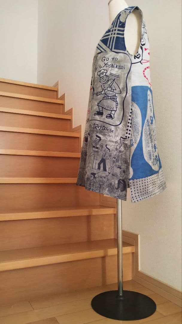 か　手ぬぐい　チュニック