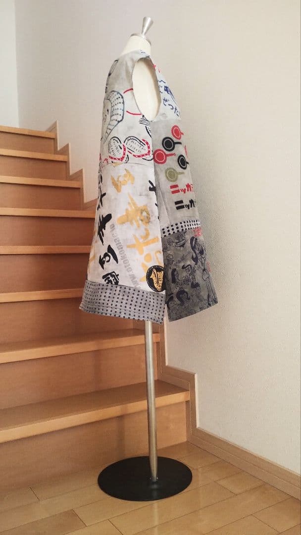 か　手ぬぐい　チュニック