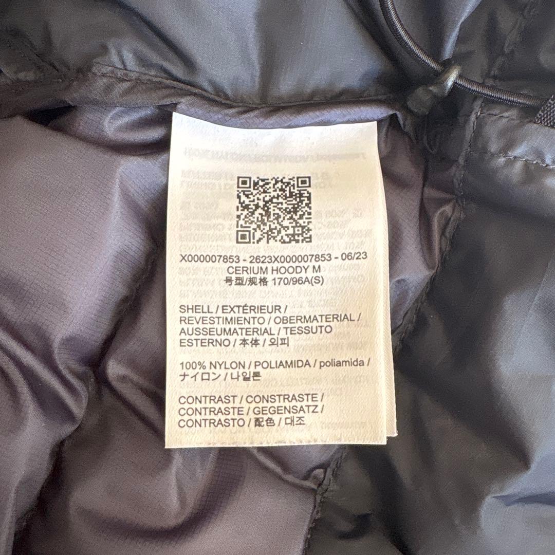 ARC'TERYX セリウム フーディ ブラックサファイア S アークテリクス