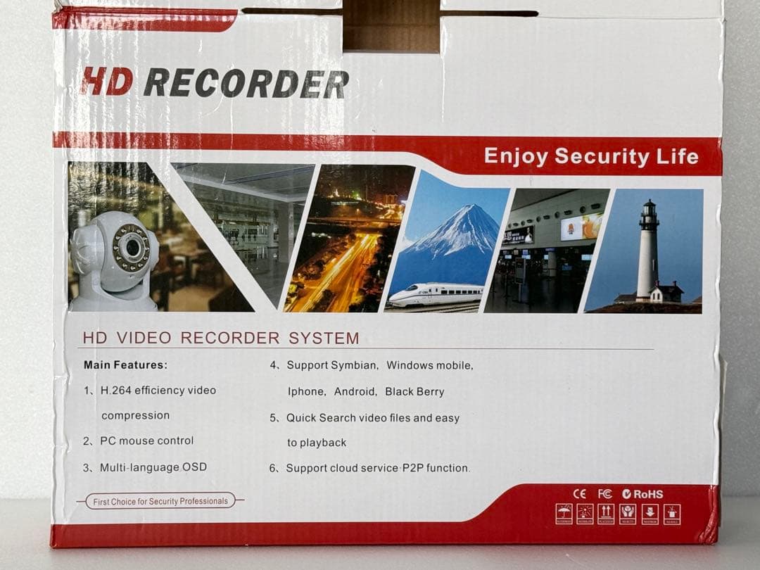 防犯カメラ主装置/日本企業8CH入力/➕おまけ