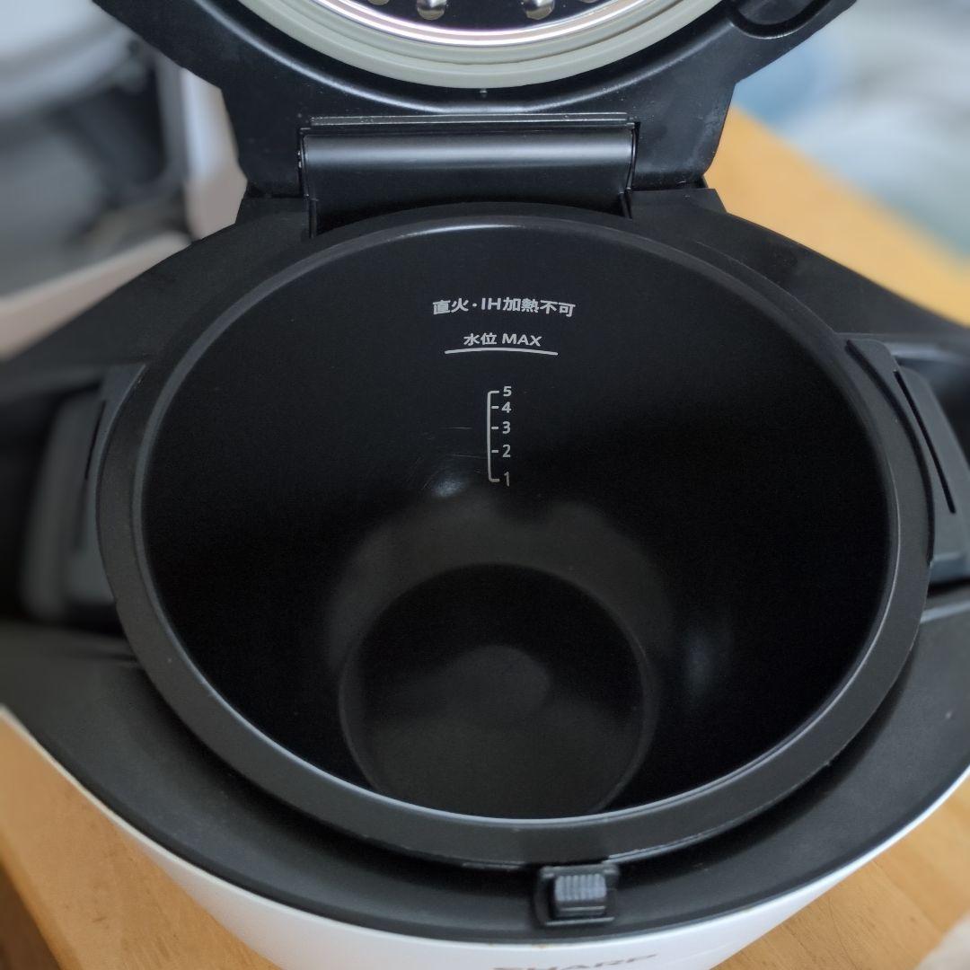 24年製 ヘルシオ ホットクック 自動調理器 SHARP KN-HW24H-W