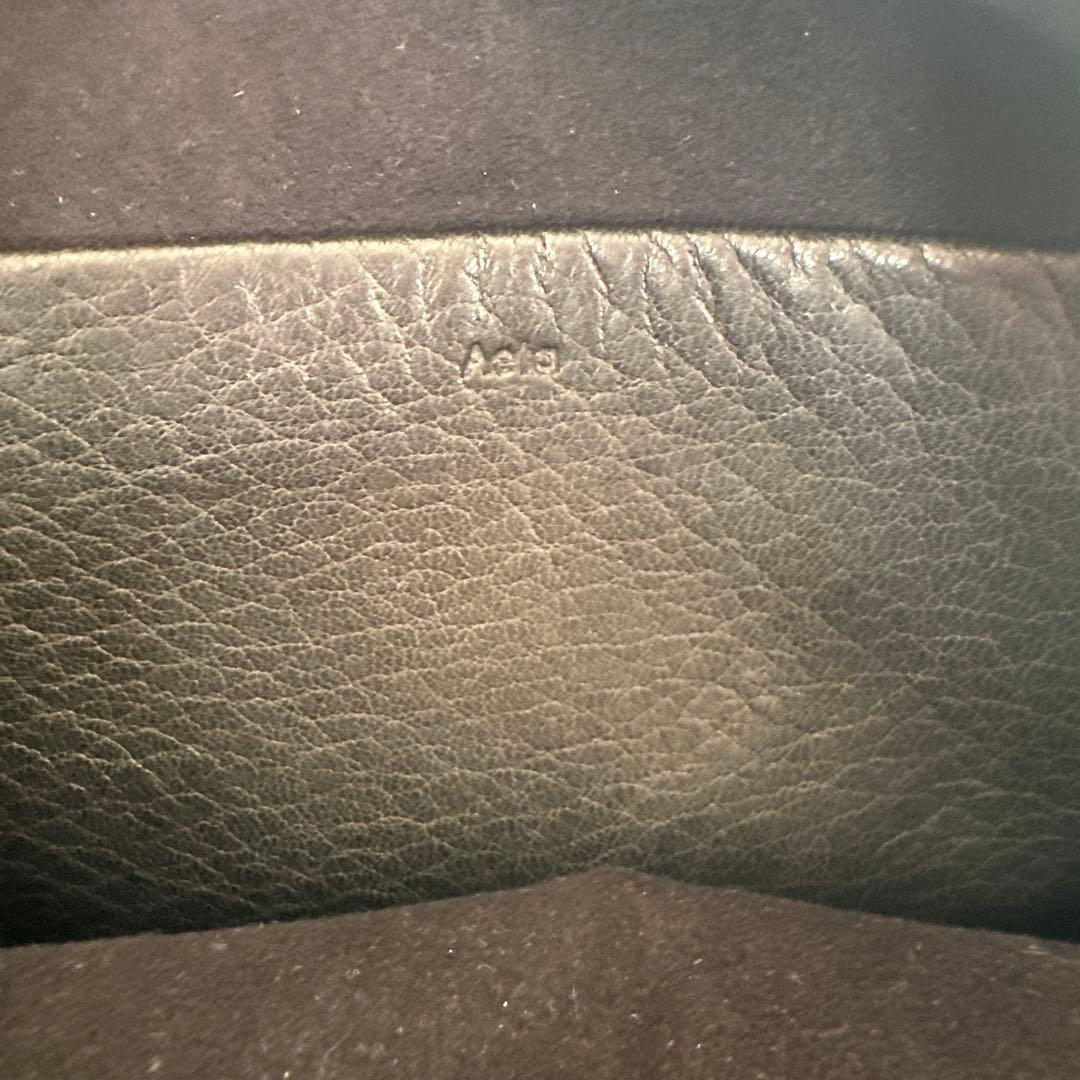 Aeta DA105 SQUARE BOSTON S ブラック バッグ 美品