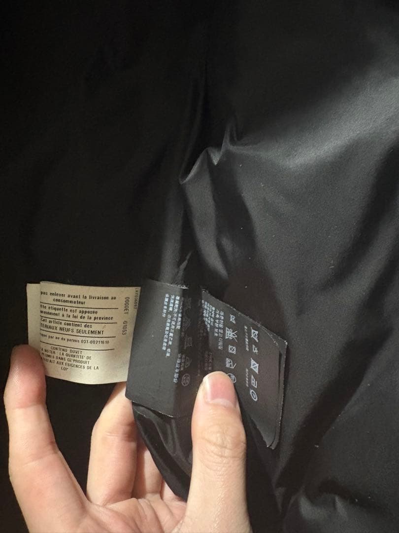 PRADA プラダスポーツ ダウンジャケット 三角プレート ロゴ サイズ50