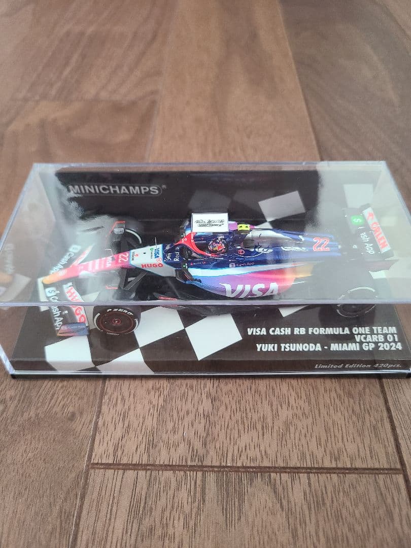 1/43 RB VCARB 01 マイアミGP 角田裕毅　限定420個