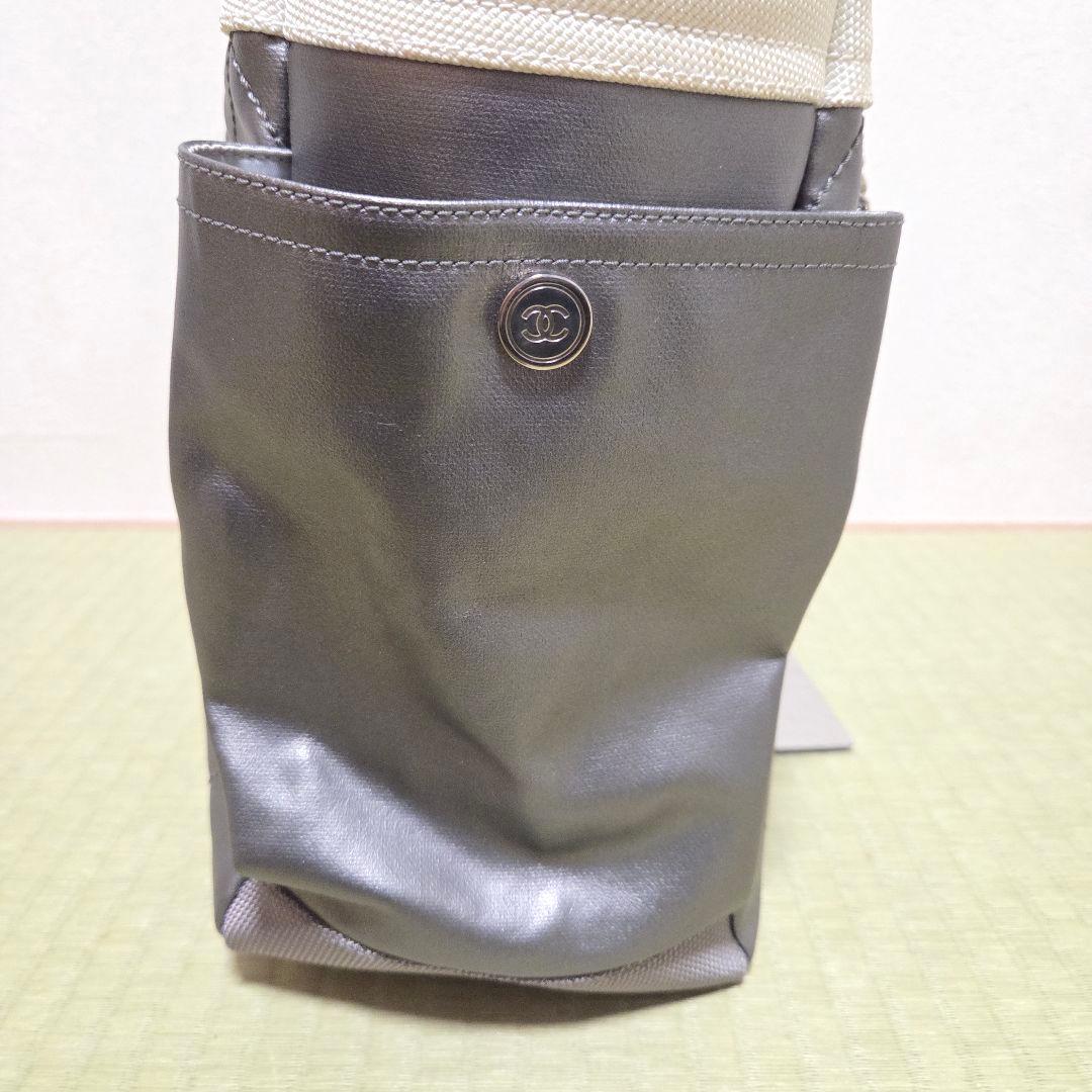 CHANEL パリビアリッツGM トートバック コーティングキャンバス