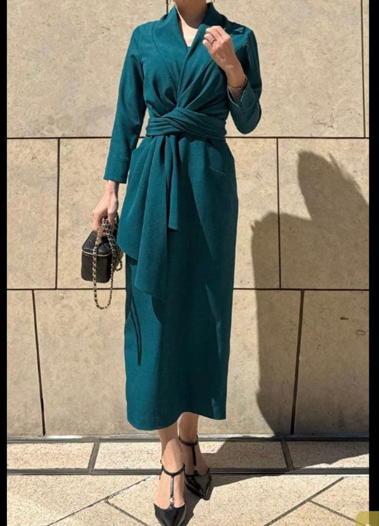 元値27500円★JENNE★ カシュクールドレープワンピース